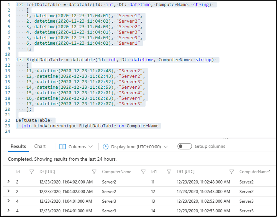KQL Join and the Let Statement SquaredUp