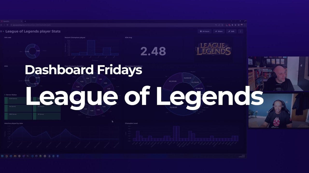 Visualizing League of Legends summoner stats - SquaredUp