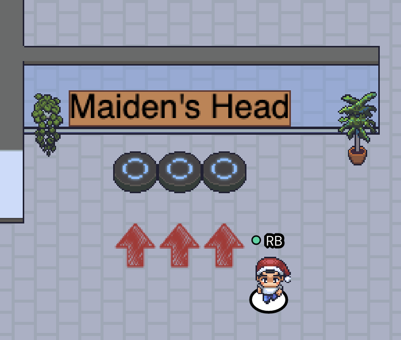 SquaredUp GatherTown - The Maiden's Head